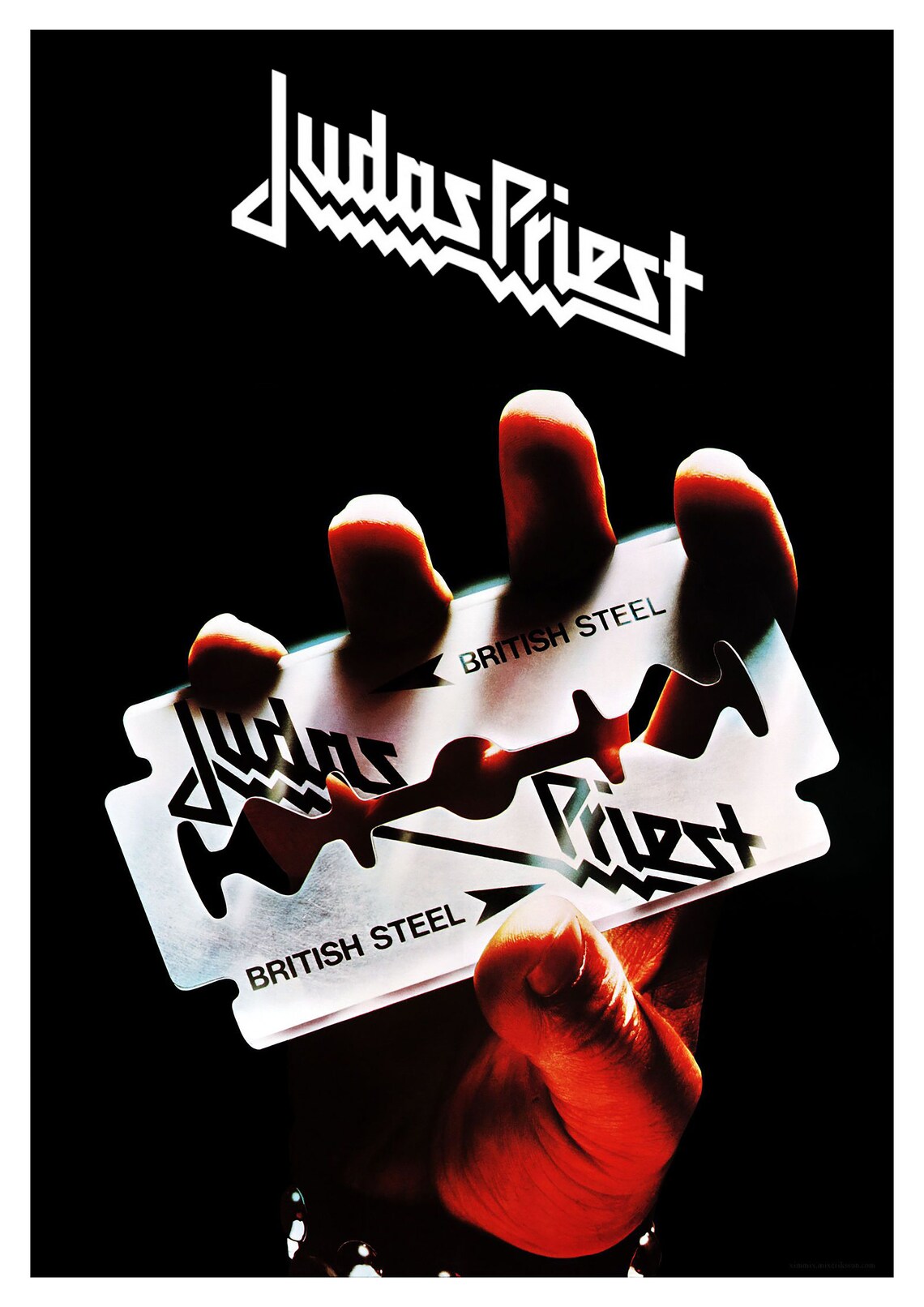Judas Priest British Steel Album Artwork Poster Print Wall Art Etsy