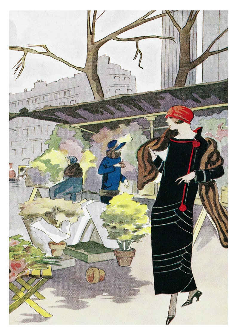 Set of 3 Vintage Art Deco Fashion Prints / 3 Sizes / Framed - Etsy UK