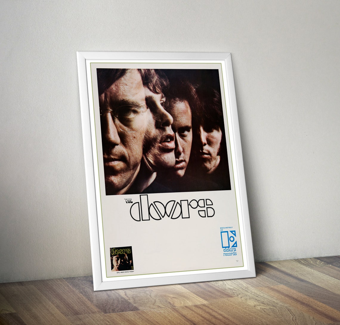 The Doors Debut Album Reproduction Vintage Promo Poster Print Etsy UK