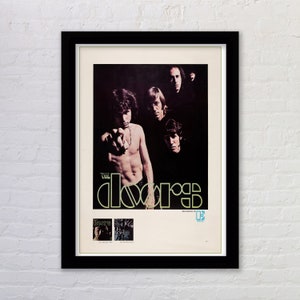 The Doors Strange Days Reproduction Vintage Promo Poster Print Jim Morrison. Framed Available