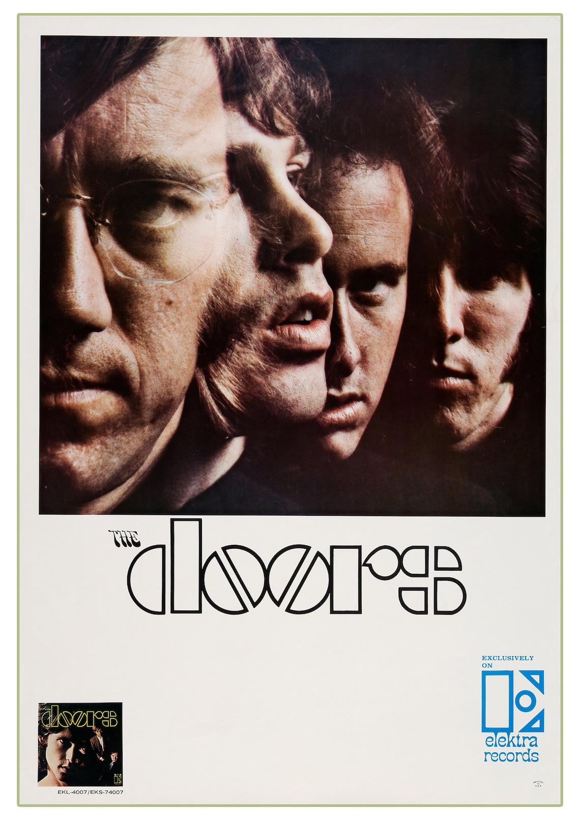 The Doors Debut Album Reproduction Vintage Promo Poster Print Etsy UK