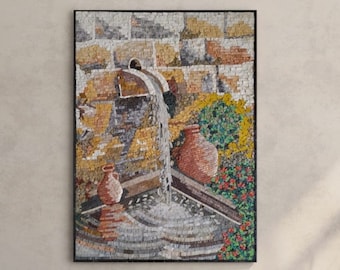 Handmade Mosaic Wall Art marble Wall Decor
