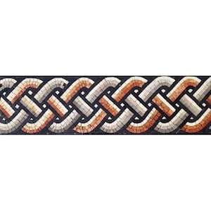 Handmade Pattern Marble Mosaic Border Design Art Tile Décor