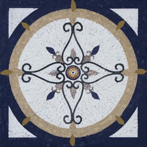 Mosaic Floor Tile Handmade Mosaic tile marble Mosaic flooring tiles ,decorative tiles