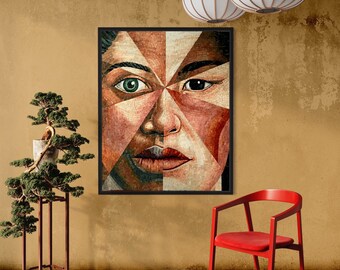 Mixed Race - Mosaic Artwork - Mosaic Wall Art - wall decor