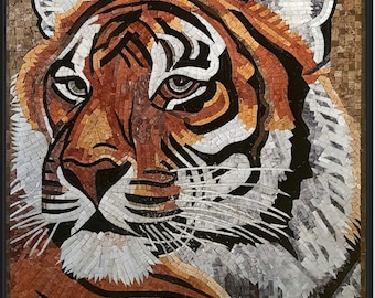 HEIBAGO Kit Diamond Painting 5D Fai Da Te Per Adulti - Quadro Tigre 30x30 Cm Con Strass, Tela HD E Accessori - Pittura Con Diamanti Per Decorazione Casa E Regalo - 2