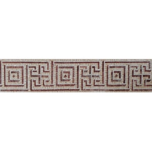 Handmade Pattern Marble Mosaic Border Design Art Tile Décor