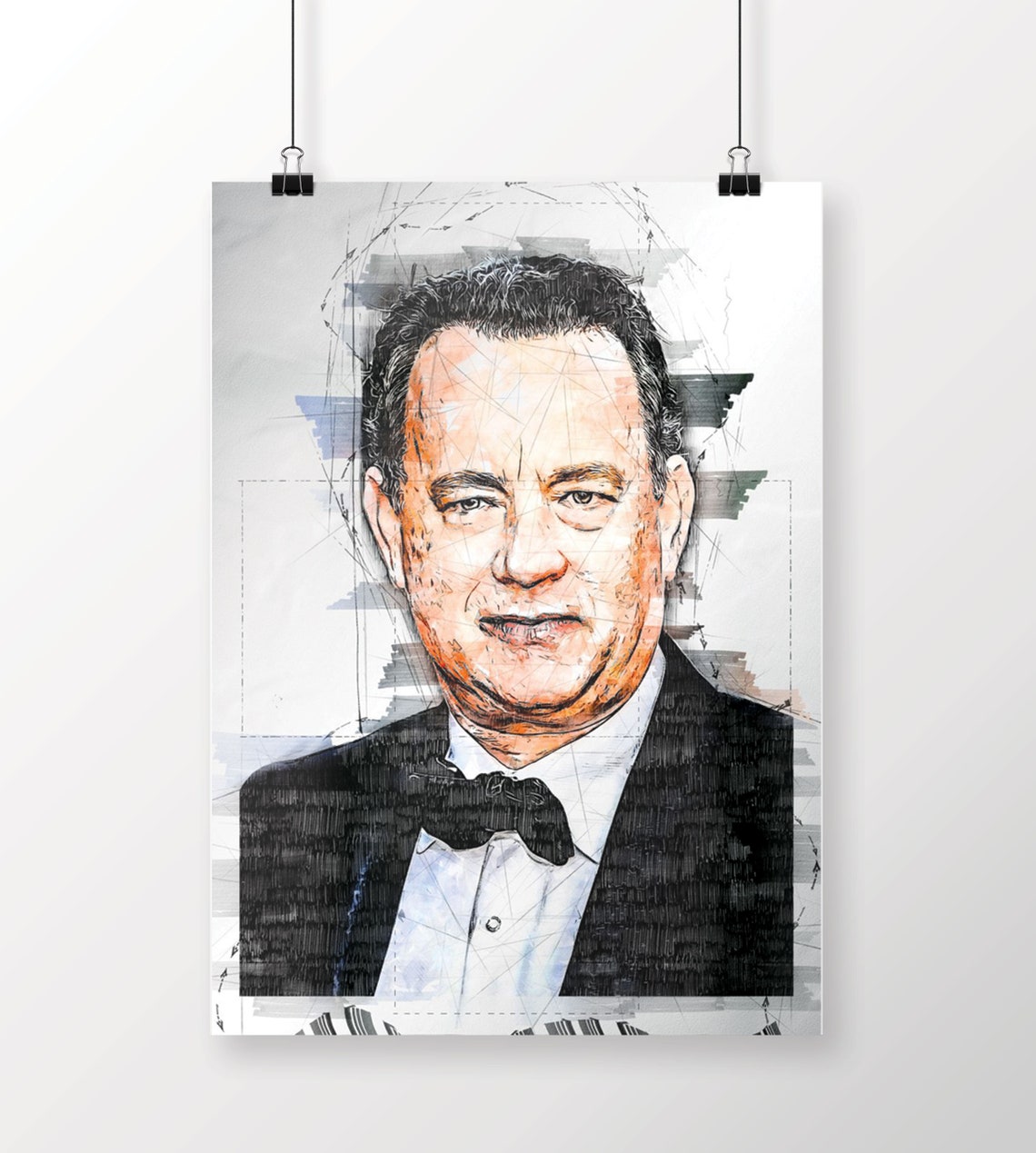 Tom Hanks Poster Tom Hanks Film Poster Wall Art Decor | Etsy