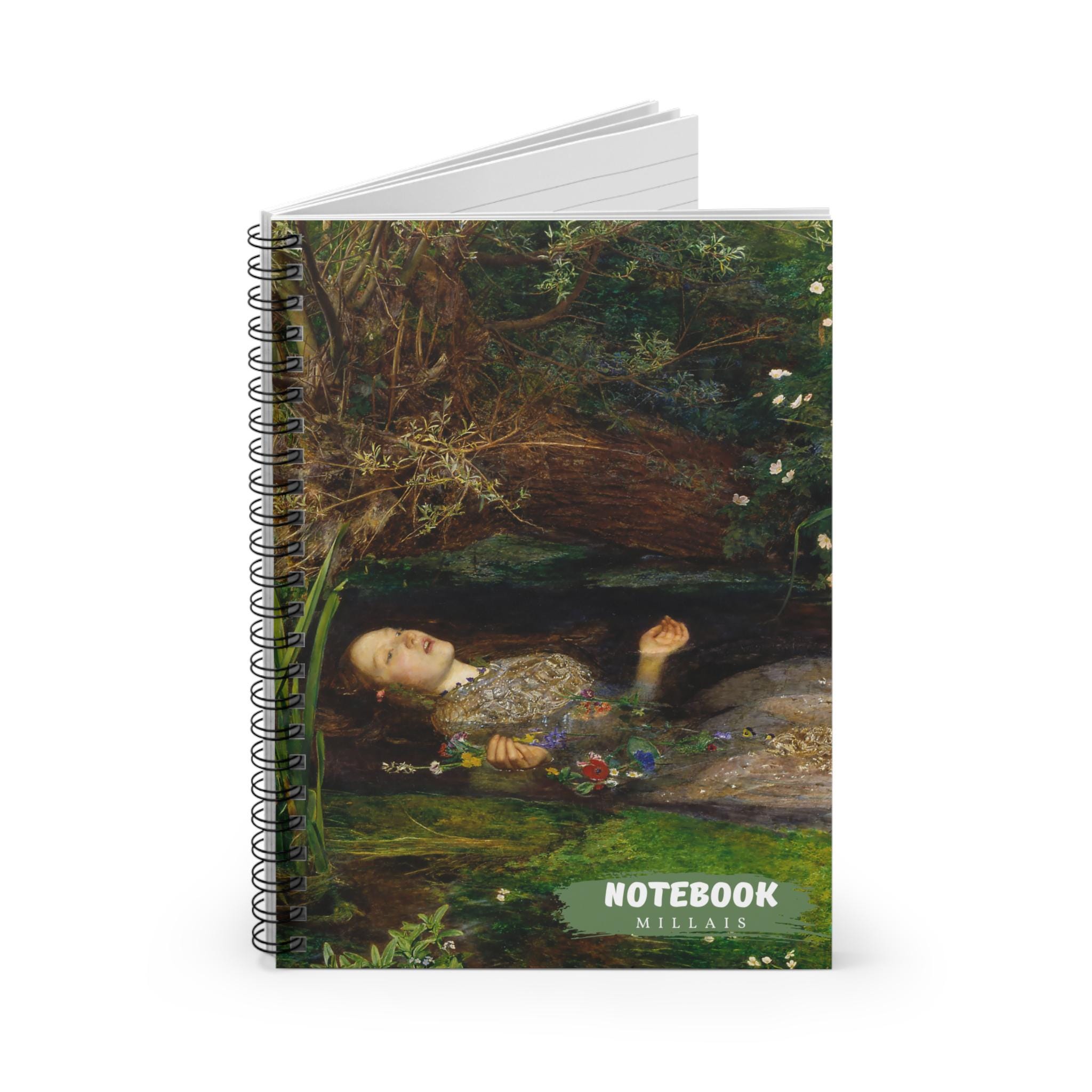 Millais Ophelia Artistic Spiral Notebook, Perfect for Artists ...