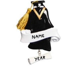 Graduation Personalized Christmas Ornament - Graduation Ornament Personalized - Class of 2023 - College or High School Grad