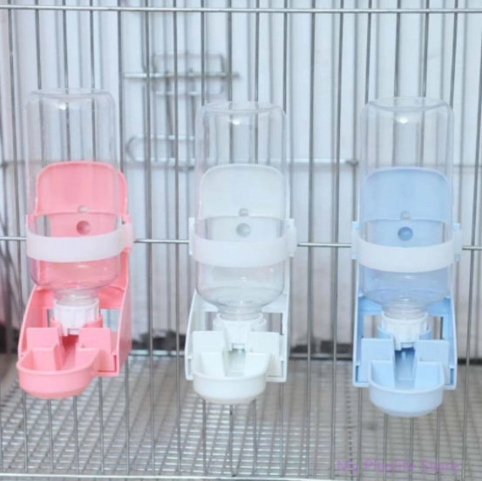 Small Animal Cage Water Bottle Feeder for Rabbits Hamsters Etsy