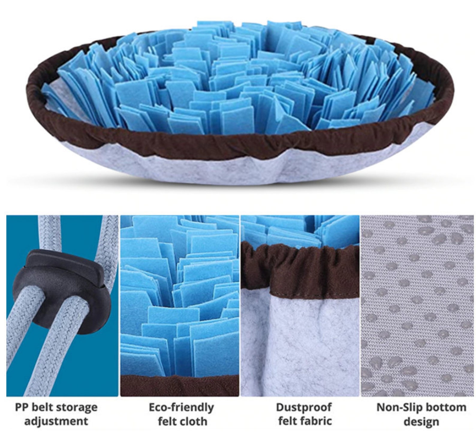 Snuffle Bowl Enrichment Mat Toy for Bunny Rabbits Pet Puzzle Etsy