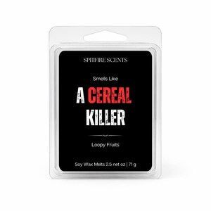 Funny Wax Melts | Cereal Killer | Sarcastic Gift | Gag Gift | White Elephant Gift