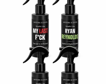 Room Spray Bundle | Set of 4 | Funny Room Sprays | Choose Your Scents | Sarcastic Gift