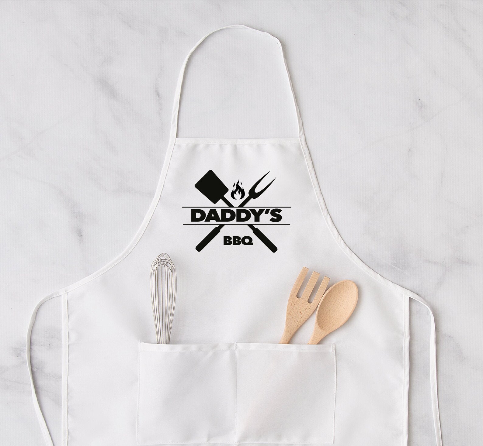 BBQ Dad Apron Fathers Day Apron Barbecue Apron Funny Dad Etsy
