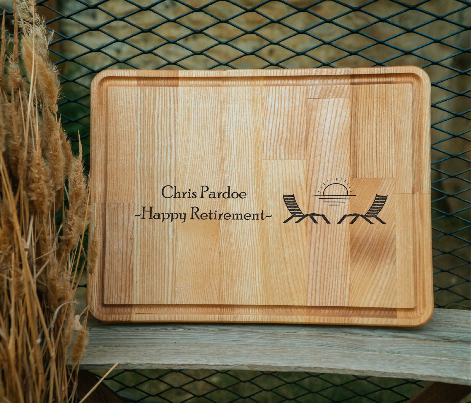 Custom Cutting Board Retirement Gift Retired Gift Etsy
