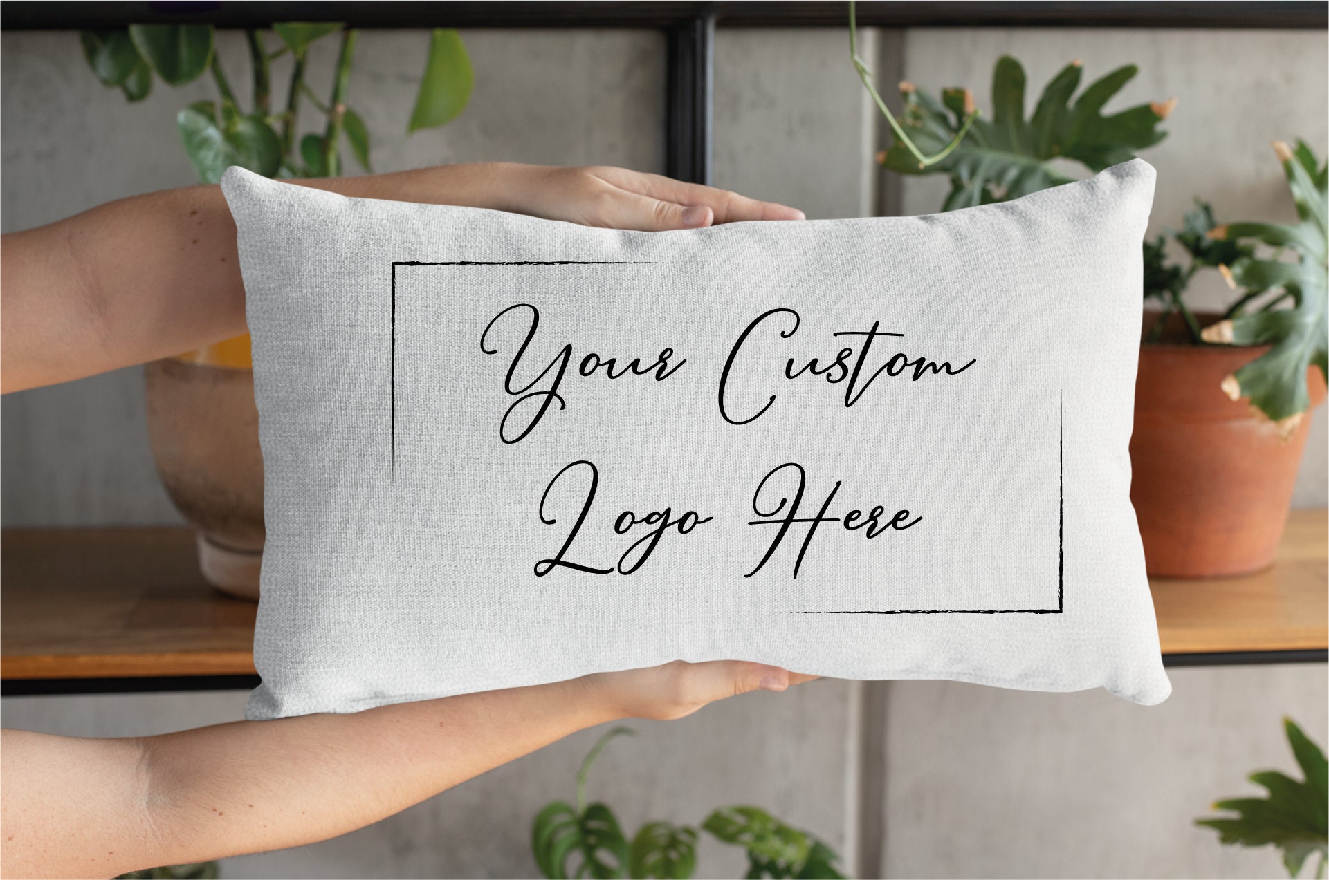 Custom Logo Pillow Company Pillow Personalize Pillow Covers Etsy India