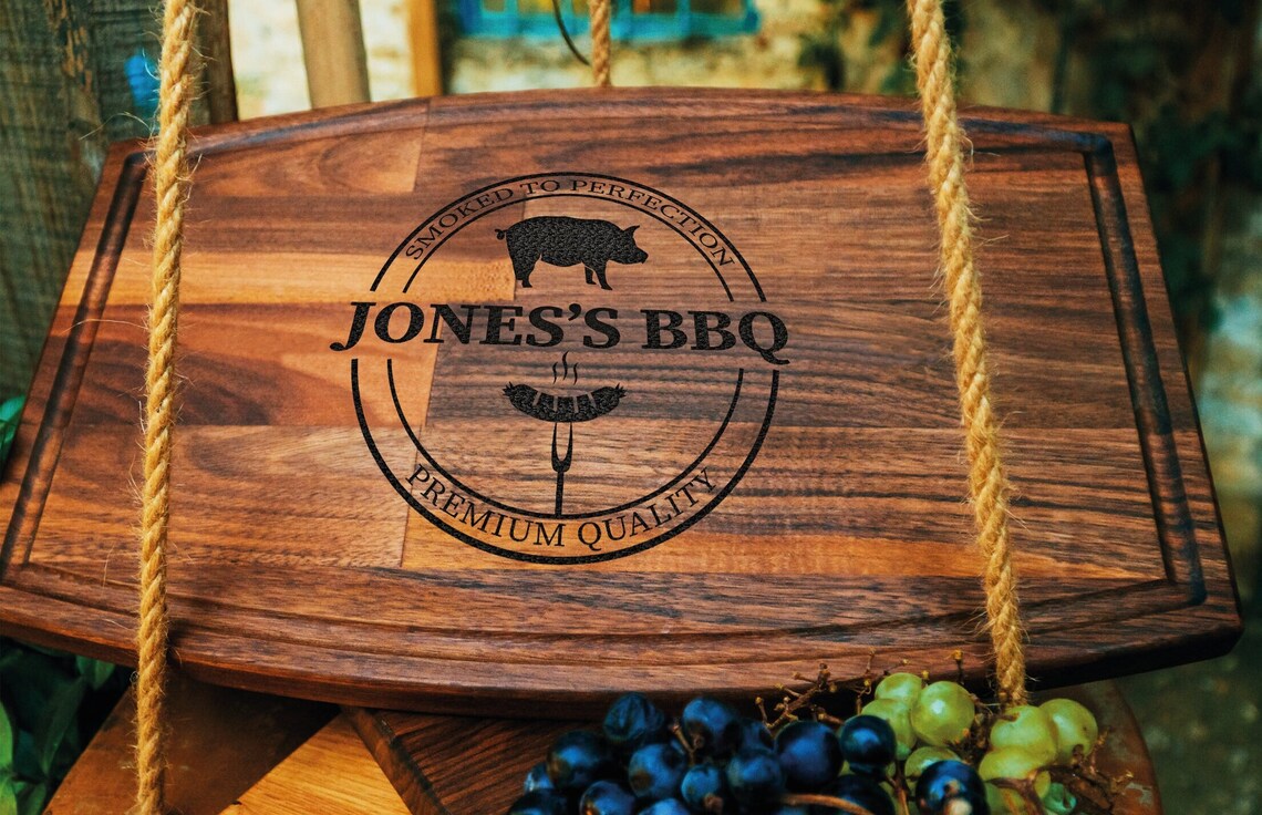 Custom BBQ Board BBQ Cutting Board Meat Cutting Board Etsy