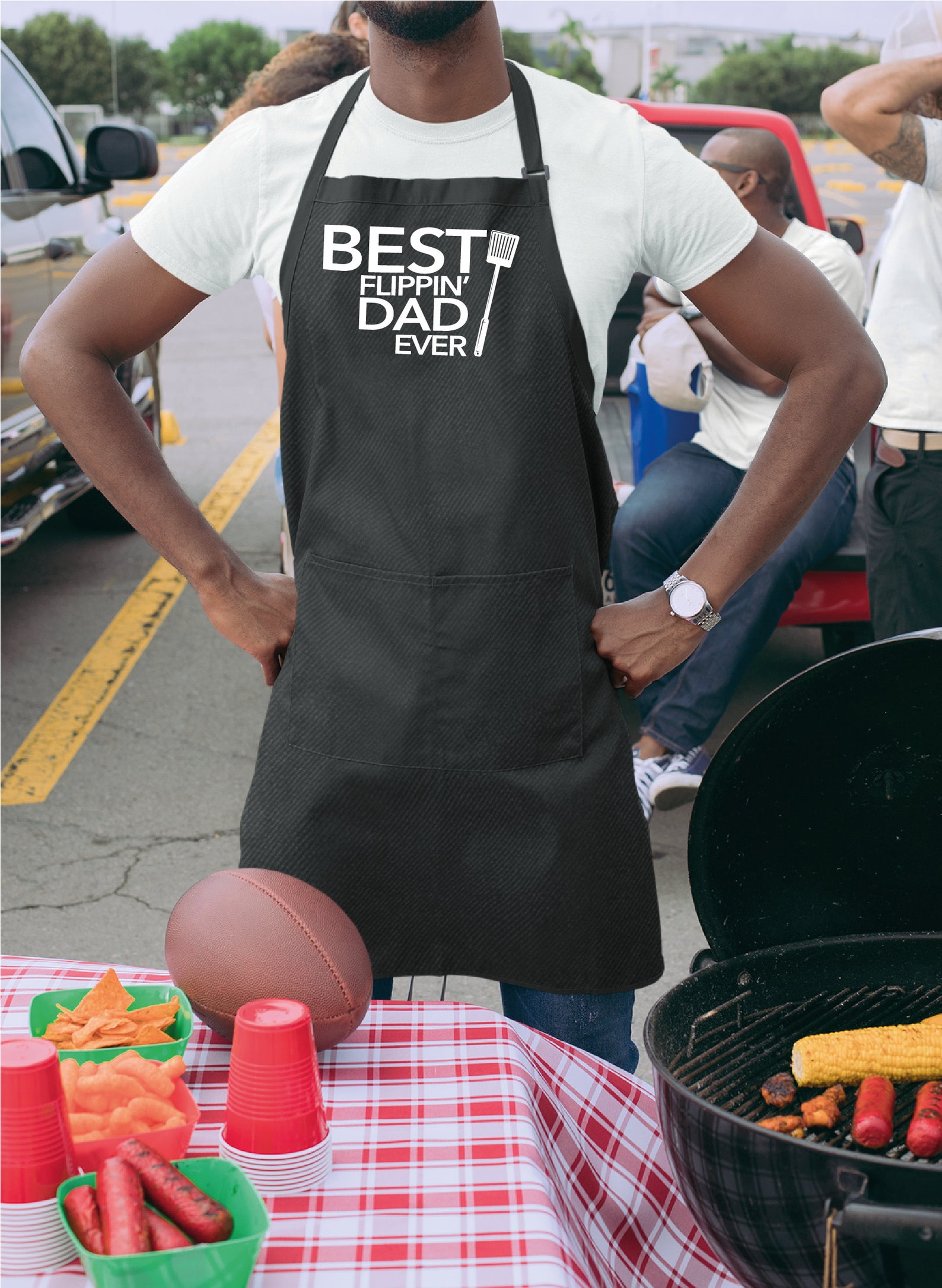 Bbq Dad Apron Grill Dad Apron Best Dad Ever Apron Funny BBQ Etsy