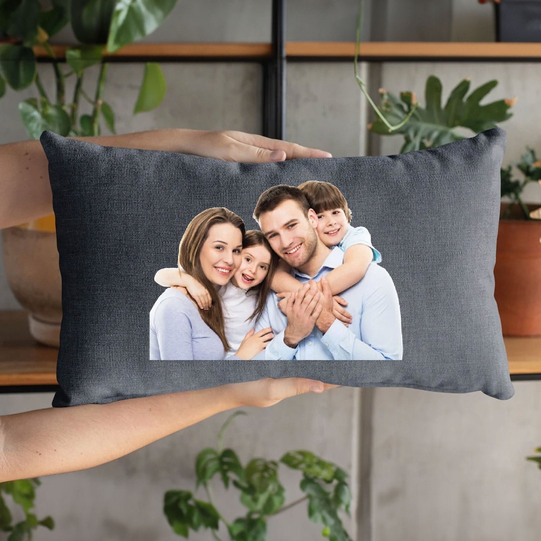 Custom Photo Pillow Personalized Photo Pillow Custom Image Etsy
