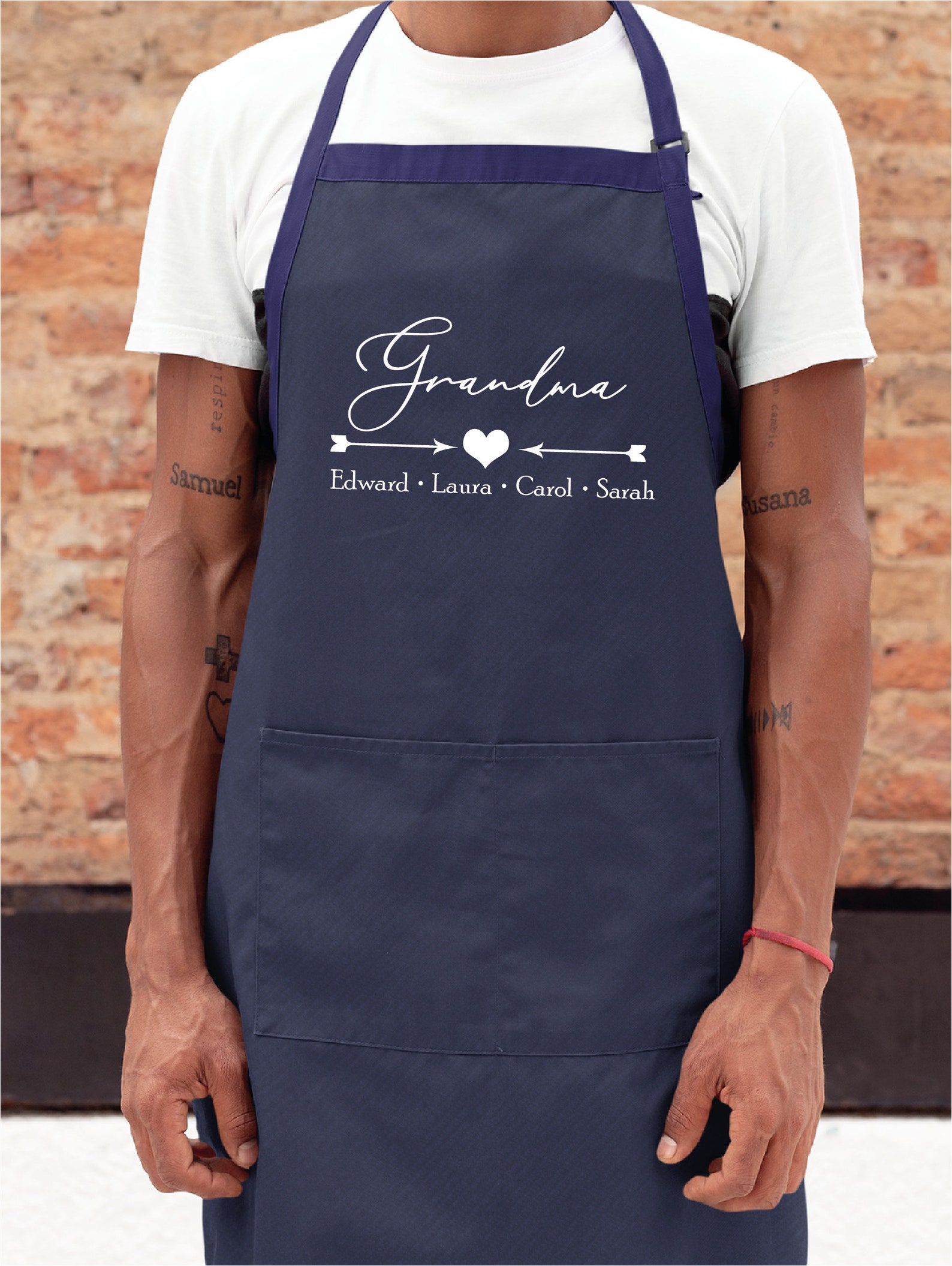 Tablier personnalisé Tablier de grand-mère Cadeau de - Etsy France