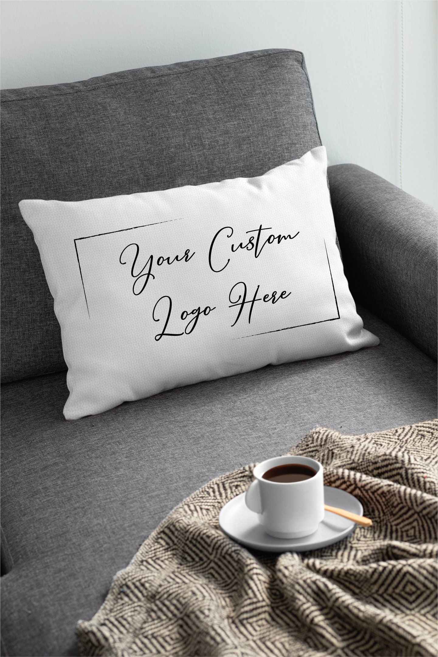 Custom Logo Pillow Company Pillow Personalize Pillow Covers Etsy India