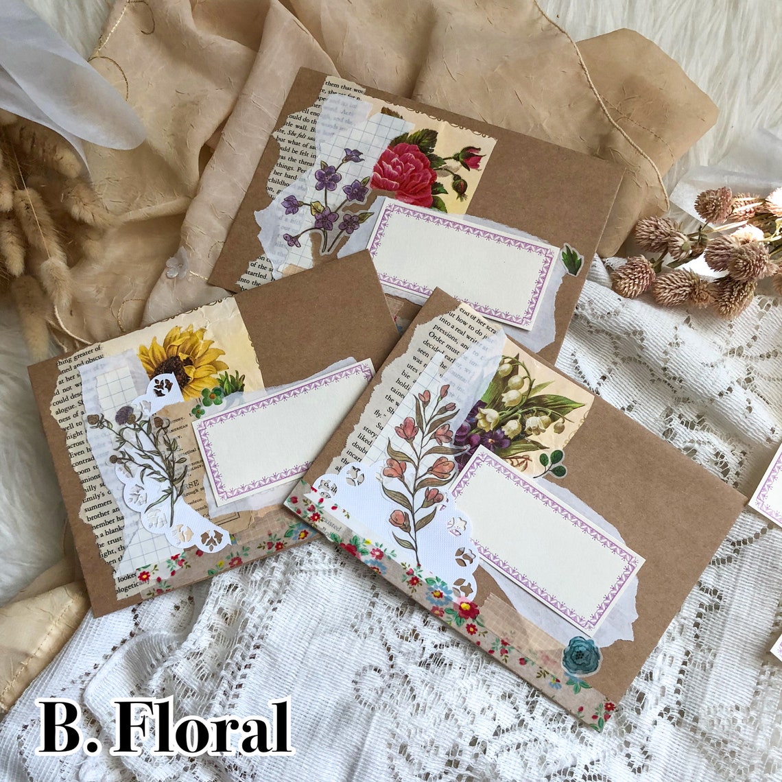 Premade Hand-decorated Envelope Handmade Penpal Snailmail - Etsy