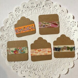 Paisley Floral Ribbon Washi Tape 24&quot; SAMPLE || Planner Bujo Kawaii