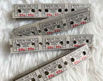 ヴィンテージチケット - 20枚 - ヴィンテージ映画チケット