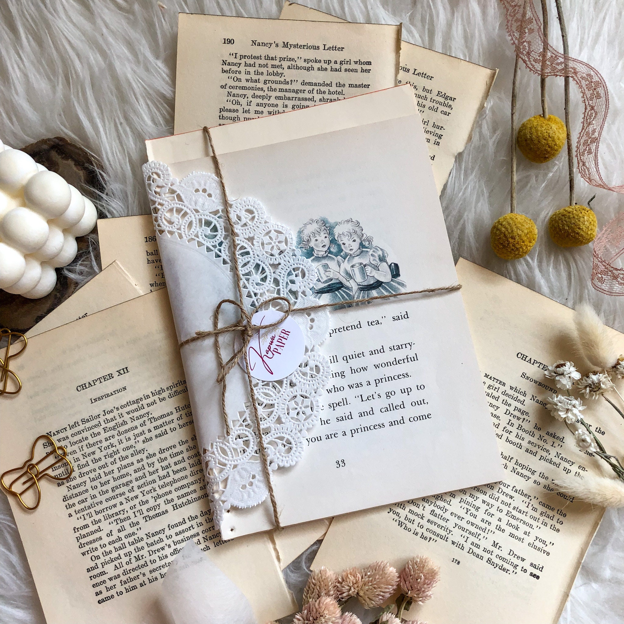 Vintage Paper Ephemera Pack From Children's Books 25 Etsy