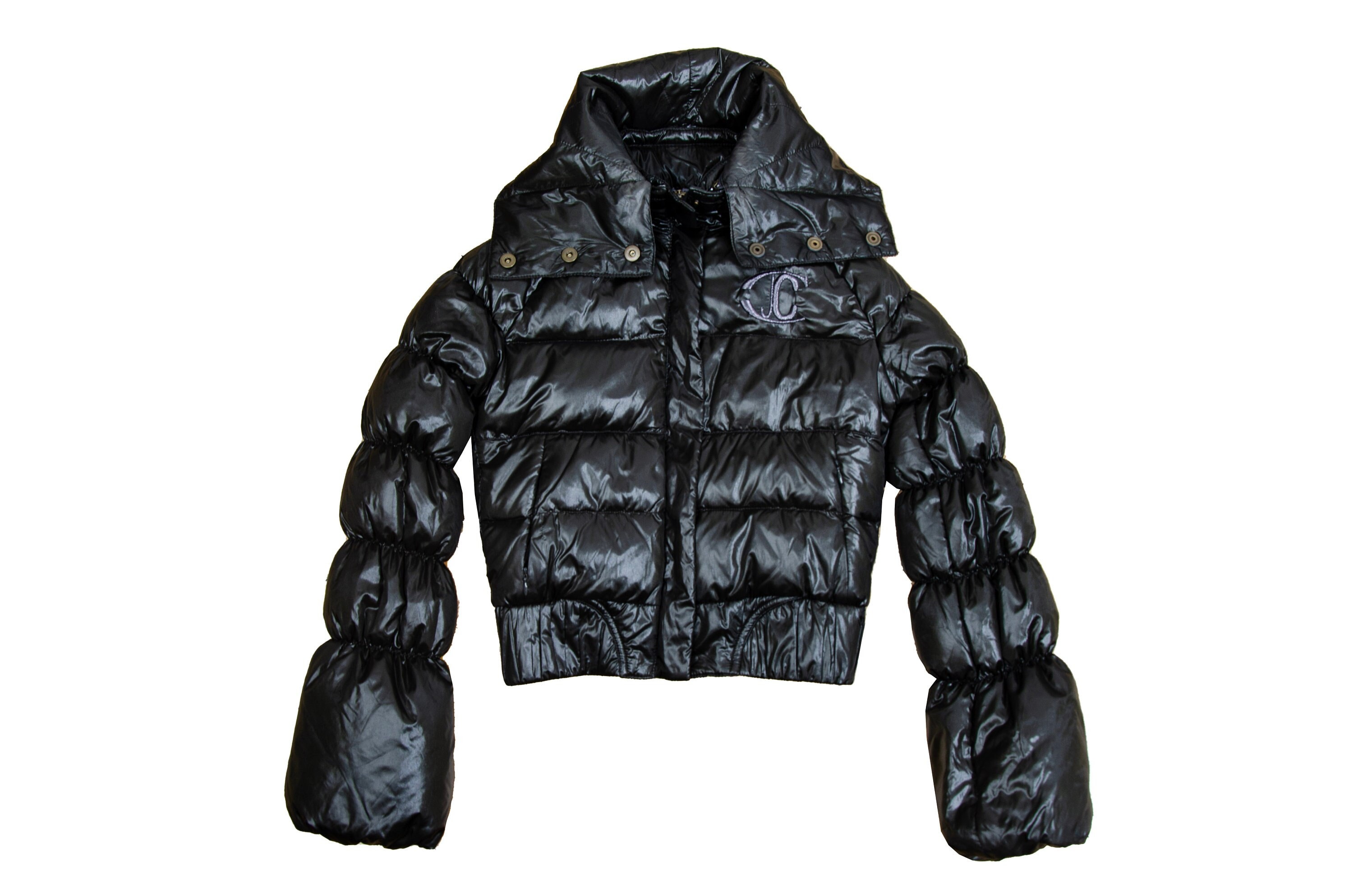 Black Cropped Puffer Jacket -  Canada