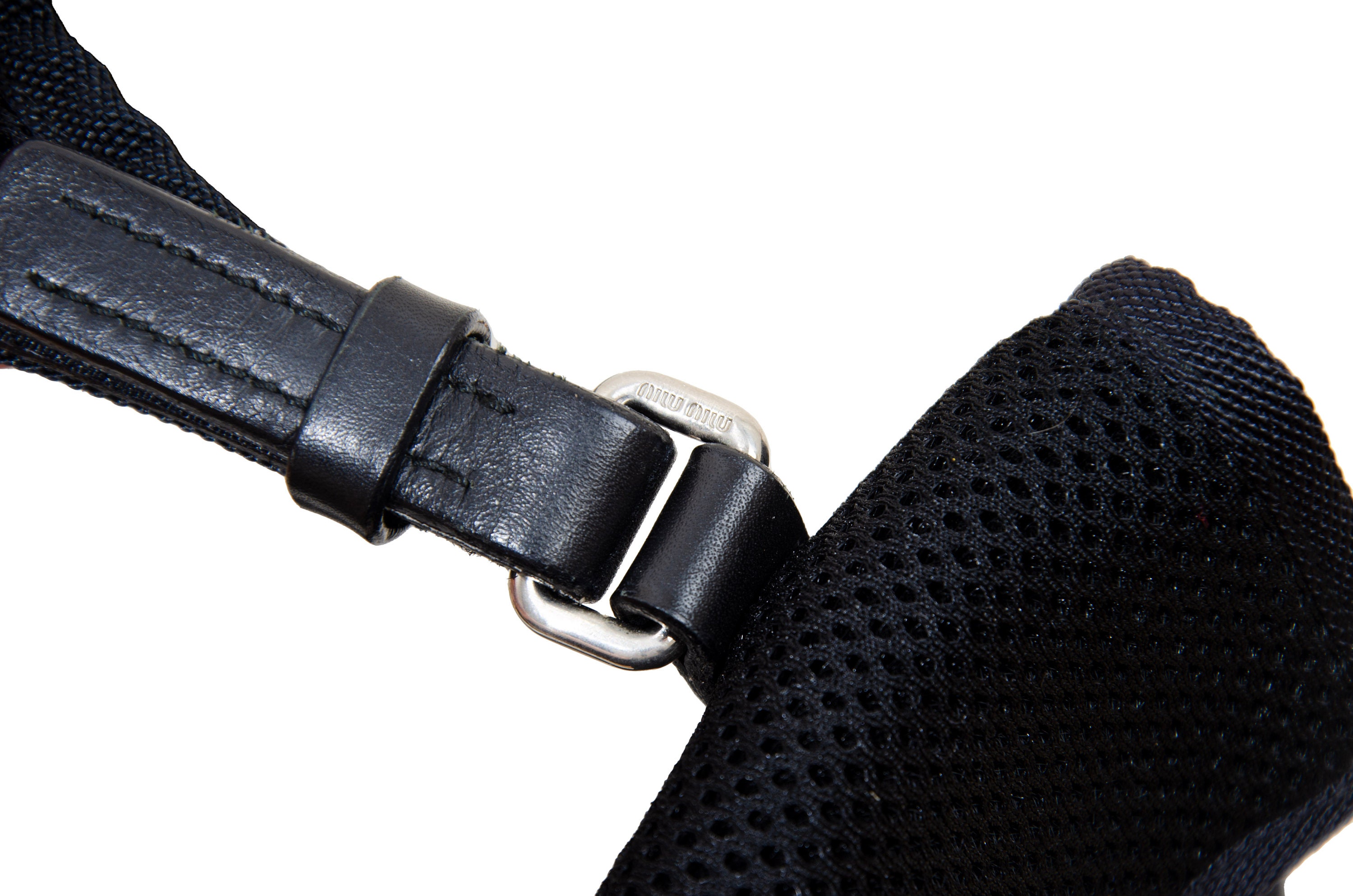 90s Miu Miu Technical Mesh Crossbody Bag / Archive Miu Miu Bag