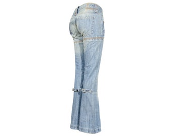 2000s Marithé + François Girbaud Flared Low Waist Jeans