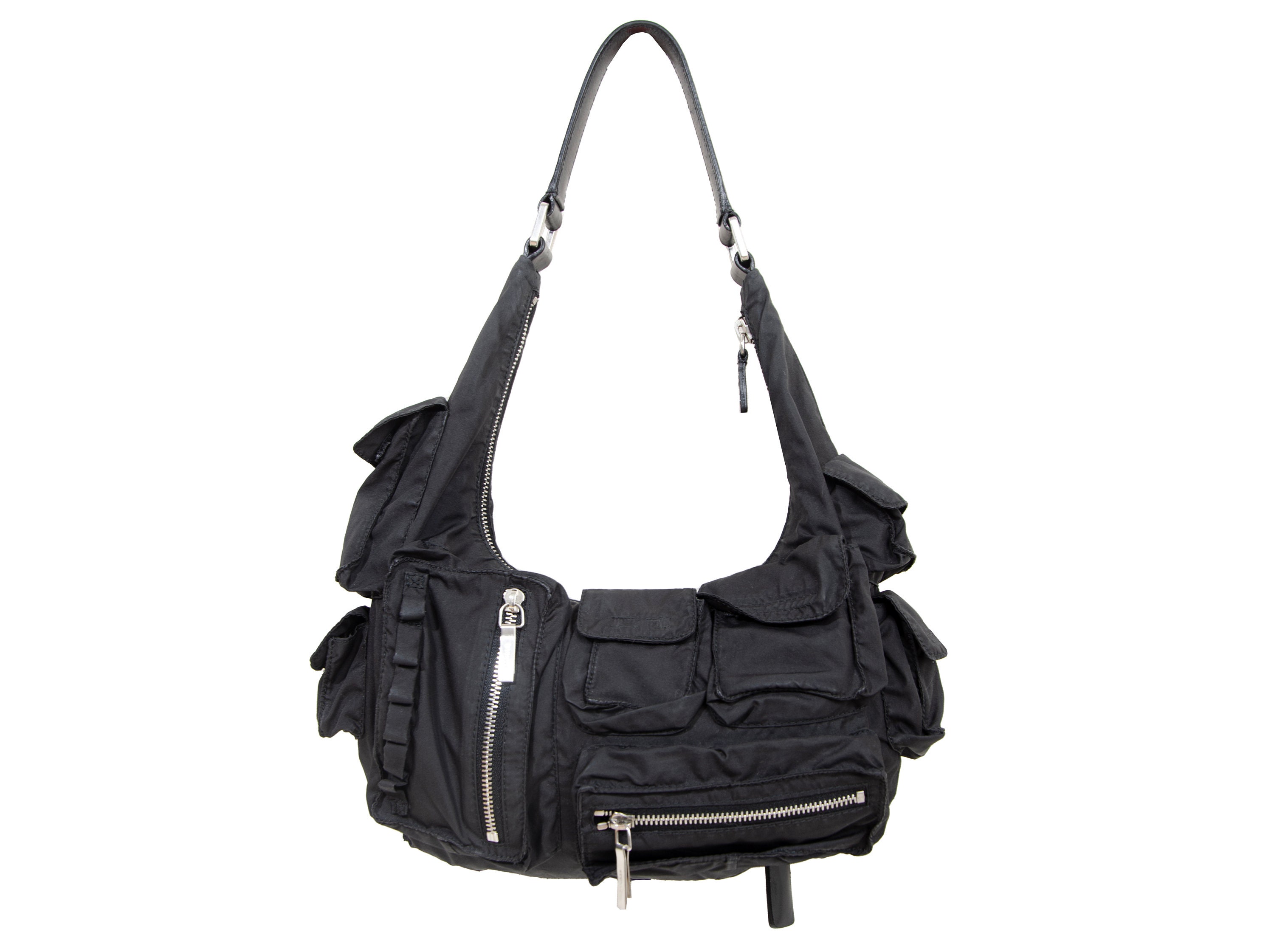 2003 Archive Jil Sander Multi Pocket Mini Cargo Baguette Bag