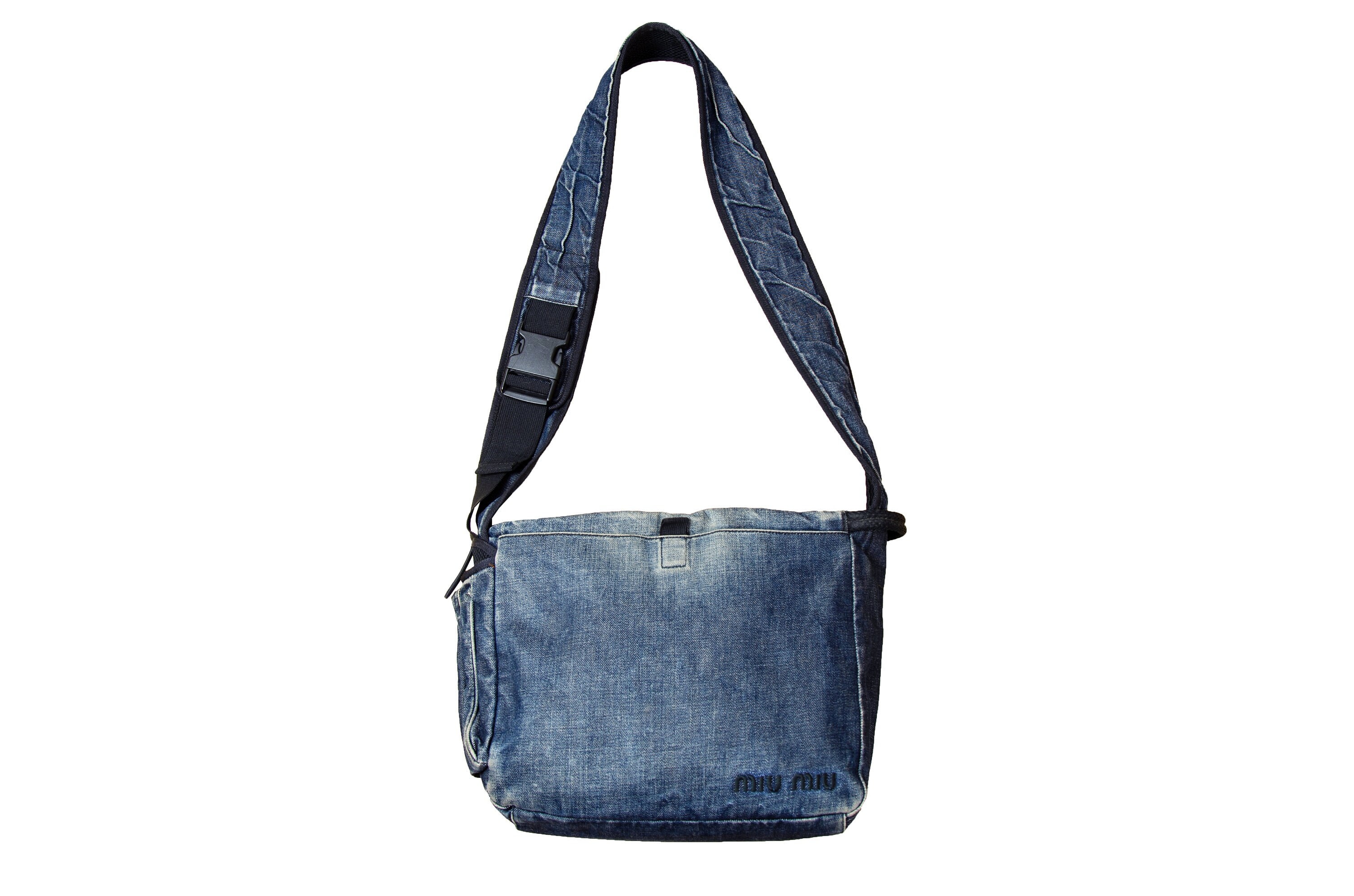 MIU MIU 90s Archive west denim bag-