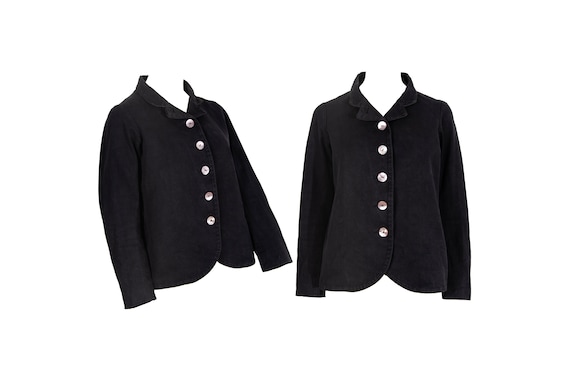 Marc Le Bihan structured rounded button front jac… - image 2