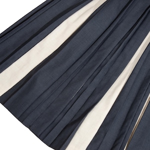 Vintage "IWISH" by Yohji Yamamoto long pleated skirt with contrasting panels / Made in Japan image 13
