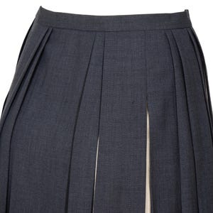 Vintage "IWISH" by Yohji Yamamoto long pleated skirt with contrasting panels / Made in Japan image 11