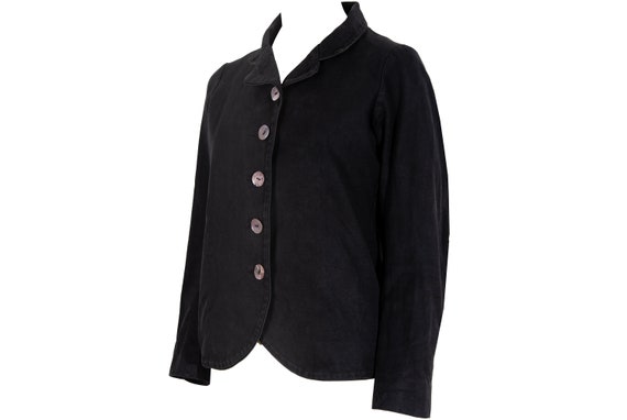 Marc Le Bihan structured rounded button front jac… - image 4