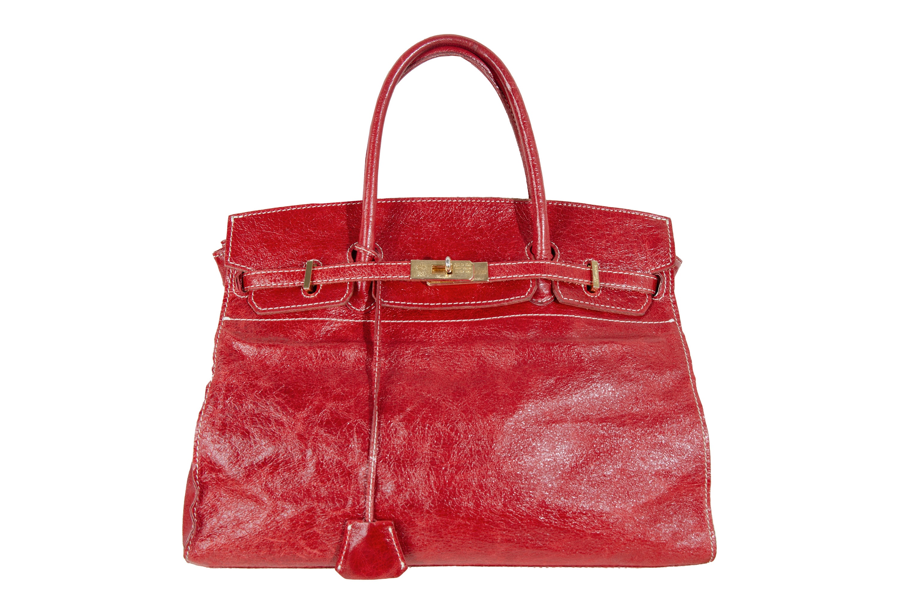 Top Grain Leather Birkin Bag DIY Kit - Birkin Inspired Bag