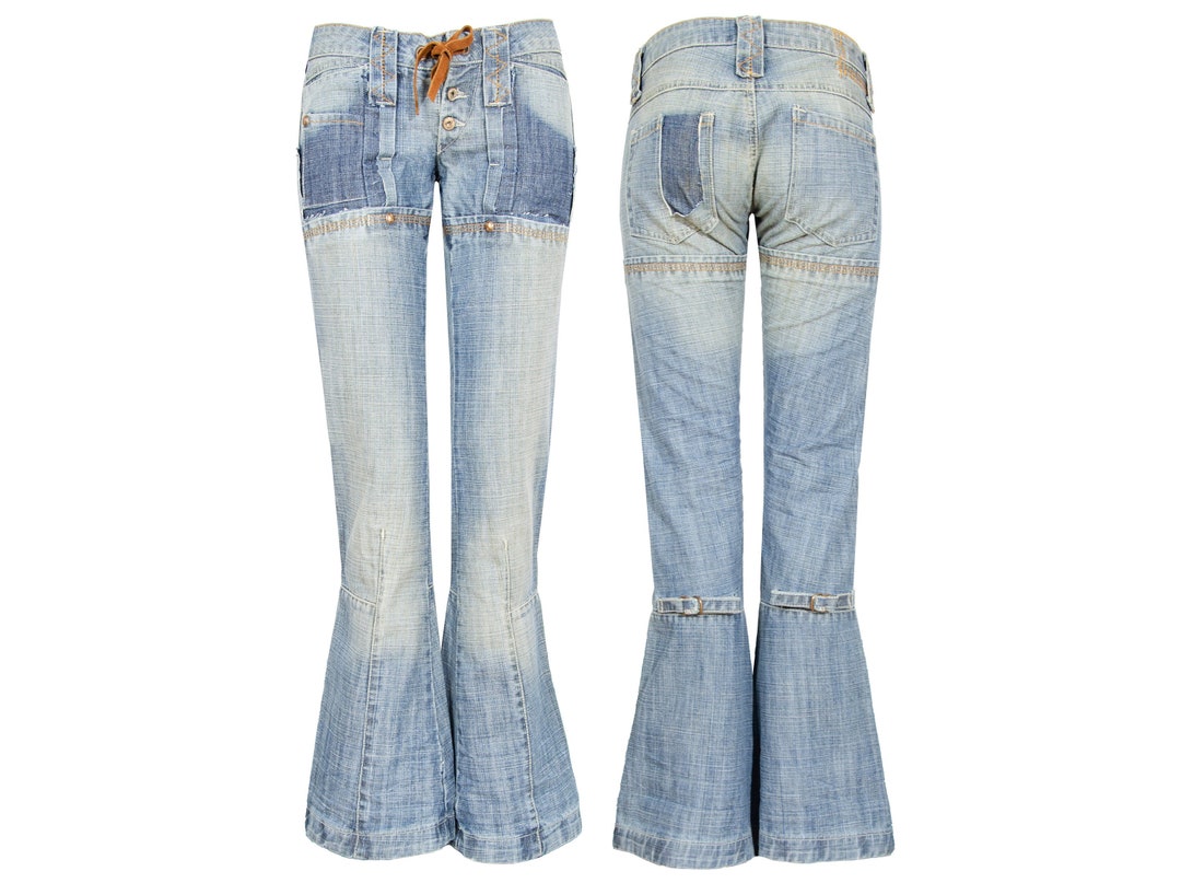 パンツ 00s Marithe+FrancoisGirbaud flare denim il_1080xN.4449829780_qdh8.jpg