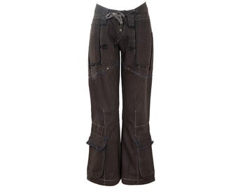 2000s Marithé + François Girbaud Flared Low Waist Jeans / MFG