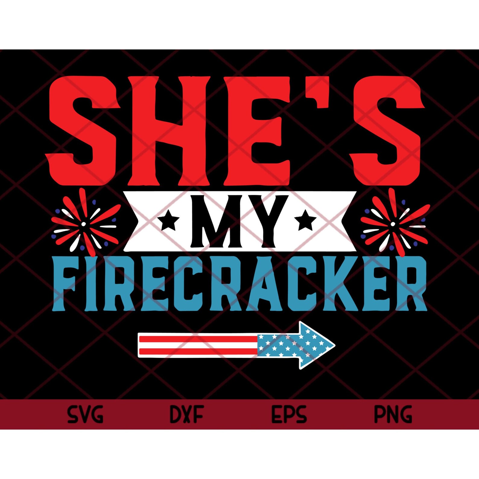 She's My Firecracker His And Hers 4th July Matching Etsy