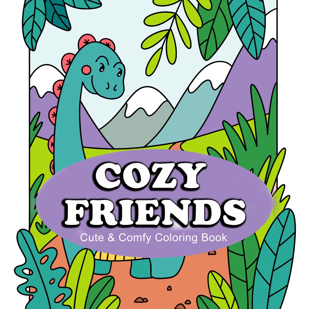 Coloring Books Cozy Friends, Coloring Pages for Girls, Coco Wyo Cozy ...