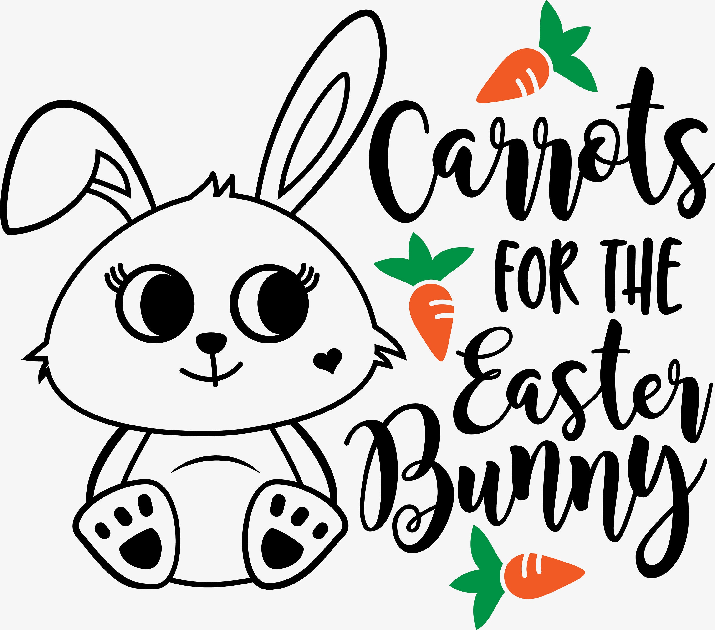 Carrots For The Easter Bunny SVG File. Easter Bunny SVG File. | Etsy Carrots For The Easter Bunny SVG File. Easter Bunny SVG File. | Etsy