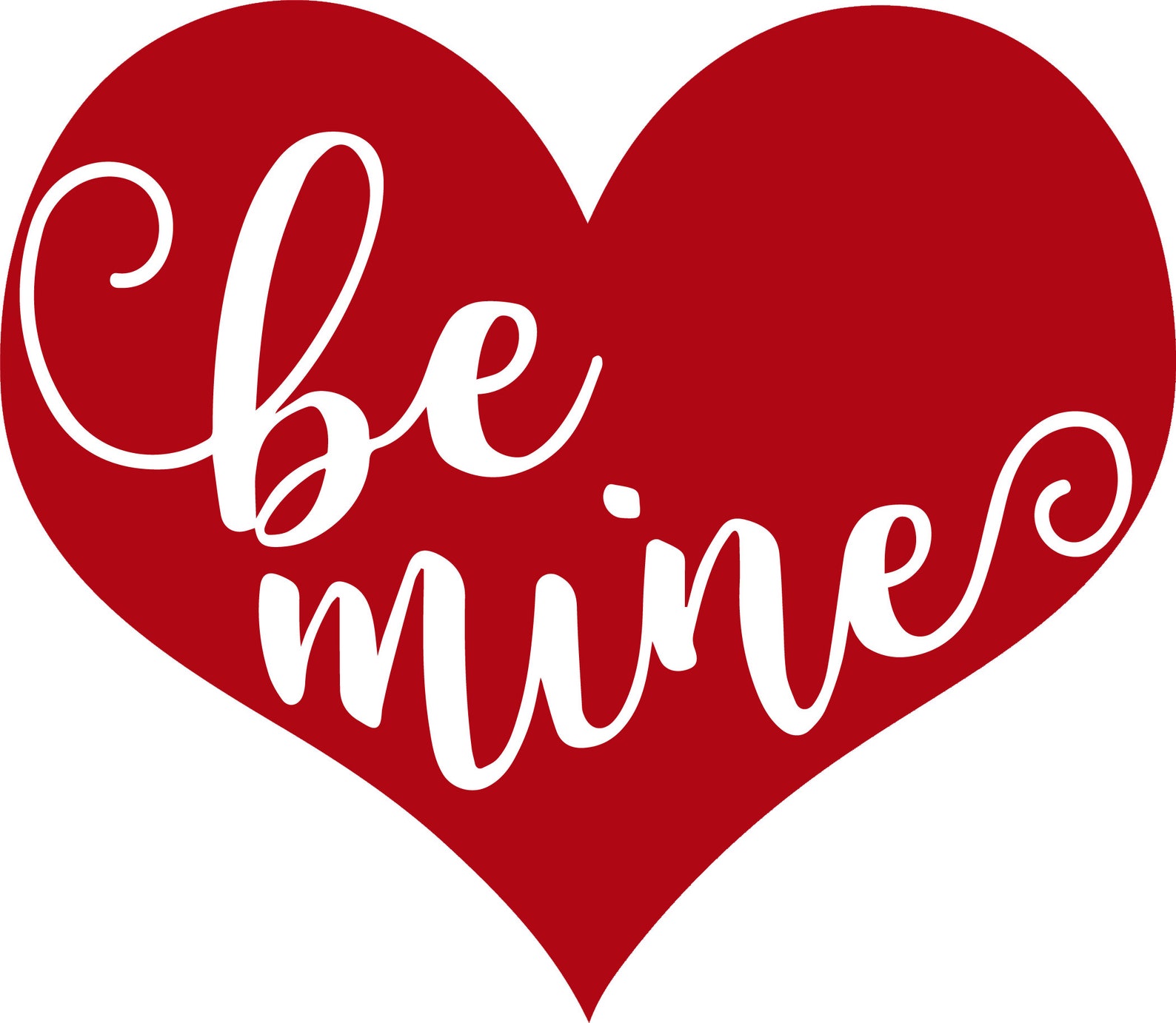 Be Mine Valentine Valentine’s Day SVG File | Etsy