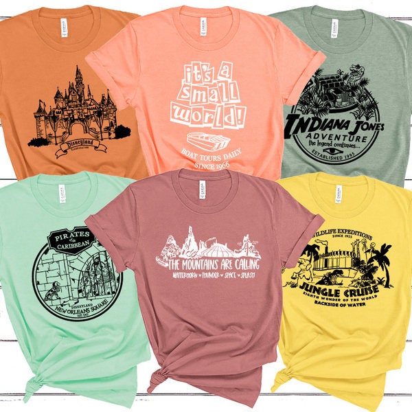 Vintage Theme Park Tees