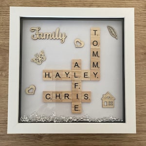 Personalised Scrabble Frame