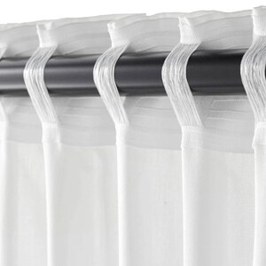 Ikea Nastro Per Tende Kronill Bianco: Per Pieghe Perfette, 310 Cm X 8,5 Cm - 3