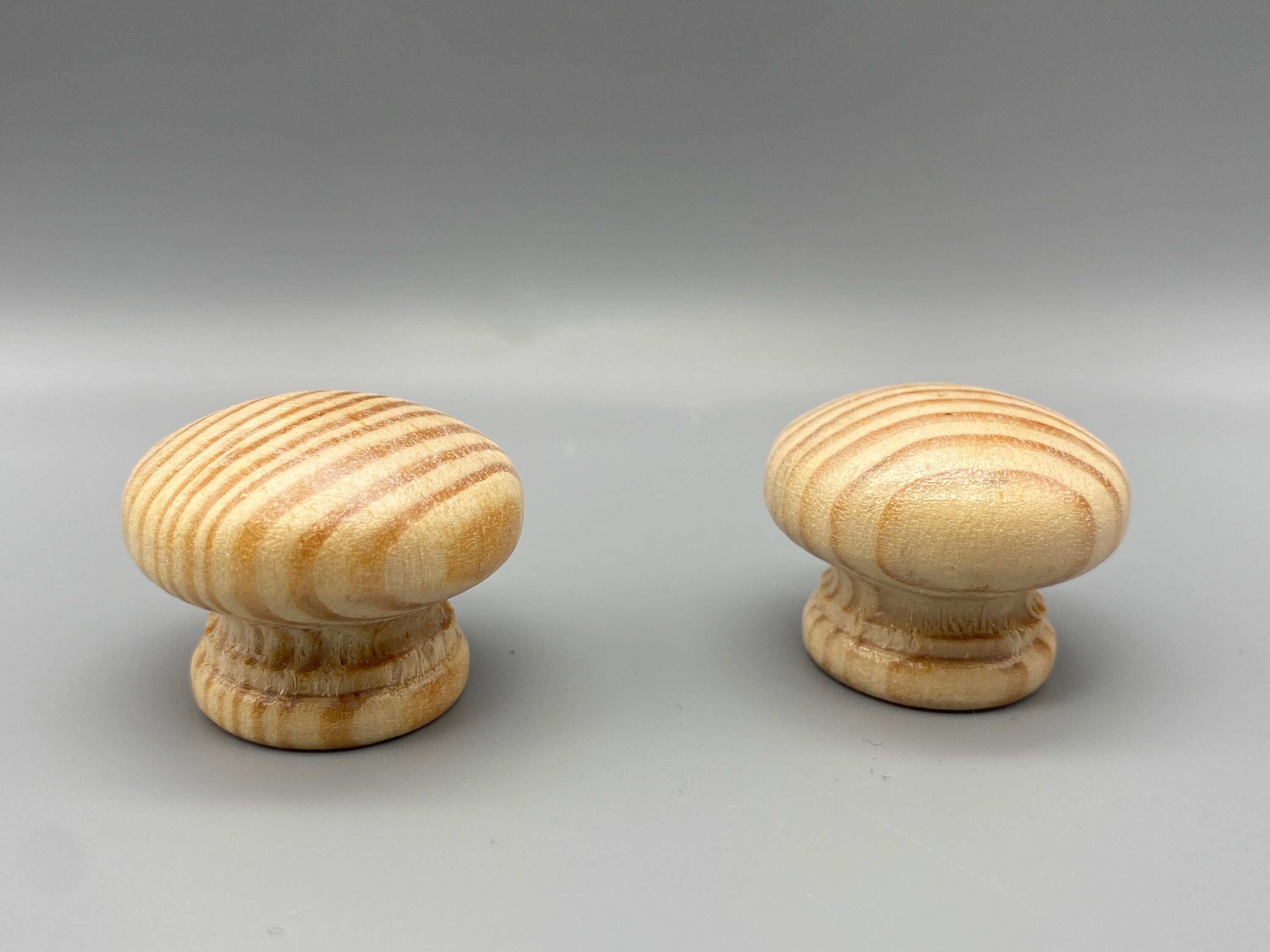 Natural Pine Wood Door Knob Unlacquered Various Sizes Etsy UK